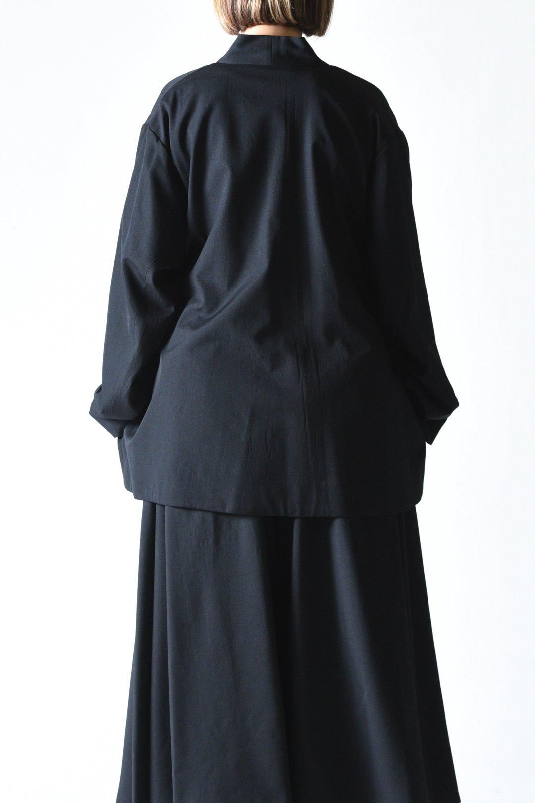 BISHOOL Wool Gabardine KIMONO Drape Jacket - BISHOOL,Edwina