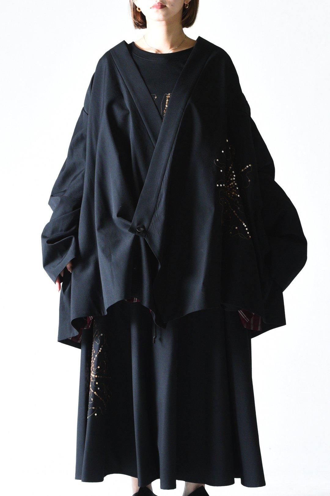 BISHOOL ウールギャバジン 着物 ジャケット 花火 BISHOOL ウールギャバジン 着物 ジャケット 花火