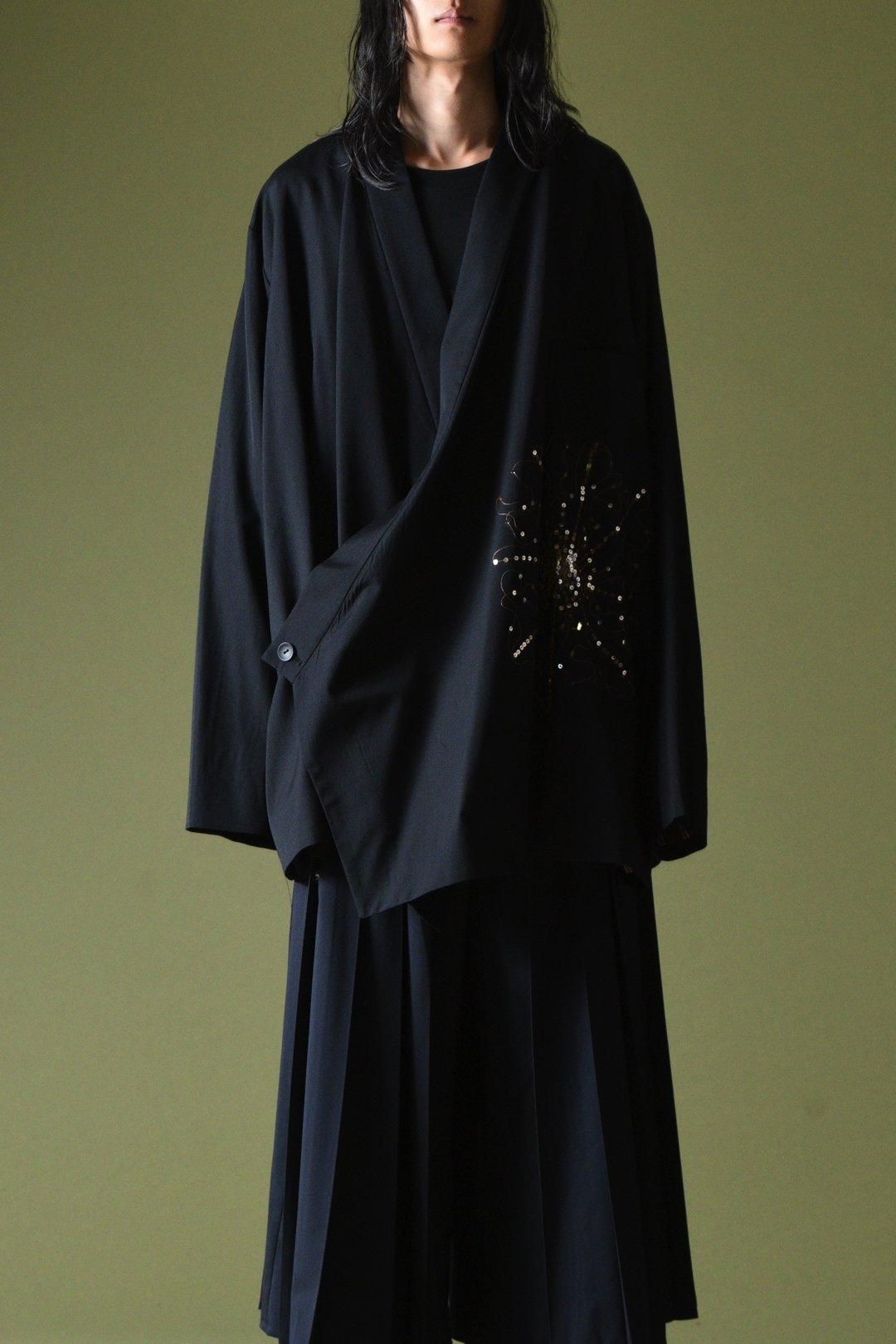 ジャケット・アウター bishool Wool Gabardine KIMONO BISHOOL Wool Gabardine KIMONO Over Jacket - BISHOOL,Edwina
