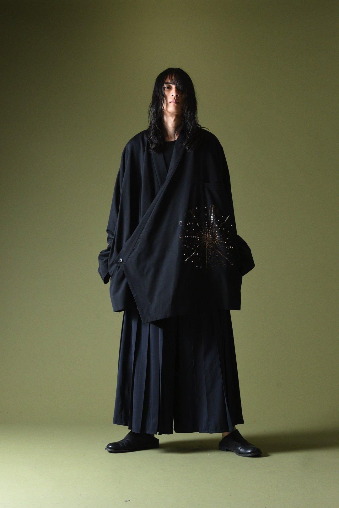 ジャケット・アウター BISHOOL Wool Gabardine KIMONO Jacket BISHOOL Wool Gabardine KIMONO Drape Jacket - BISHOOL,Edwina