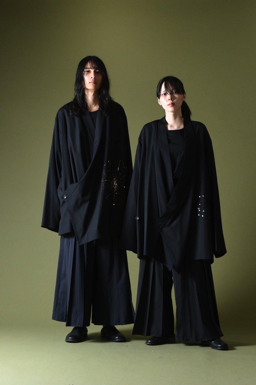 ジャケット・アウター BISHOOL Kimono Jacket BISHOOL Wool Gabardine KIMONO Over Jacket - BISHOOL,Edwina