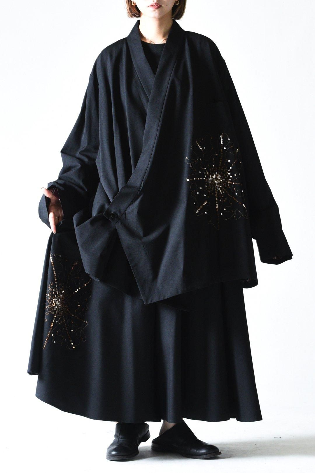 ジャケット・アウター bishool Wool Gabardine KIMONO Jacket BISHOOL Wool Gabardine KIMONO Over Jacket - BISHOOL,Edwina