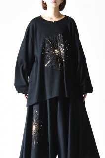 BISHOOL Sequins Embroidery Layered Cut Sew 