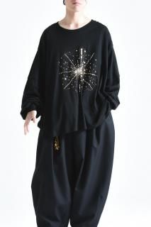 BISHOOL Sequins Embroidery Layered Cut Sew 