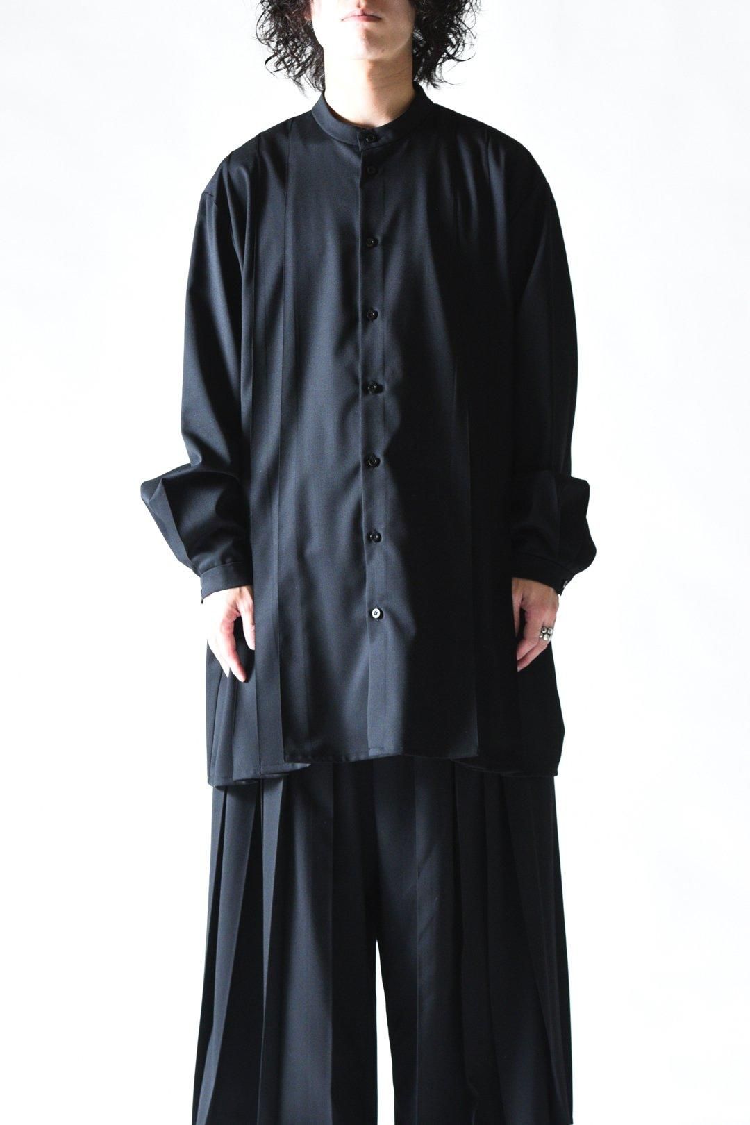 BISHOOL Wool Gabardine 袴 Shirt black - BISHOOL,Edwina Horl,My Beautiful  Landlet,YANTOR等取扱い OVIE STUDIO の通販サイト