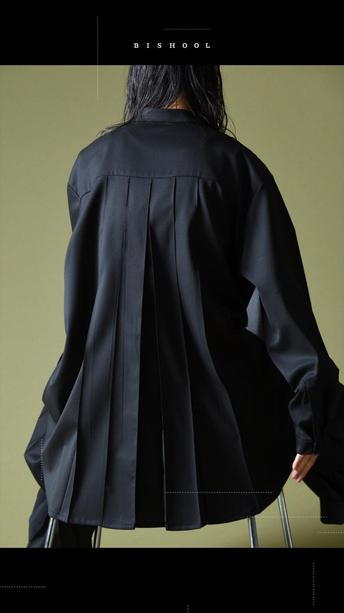 BISHOOL Wool Gabardine 袴 Shirt black - BISHOOL,Edwina Horl,My Beautiful Landlet,YANTOR等取扱い OVIE STUDIO の通販サイト BISHOOL Wool Gabardine 袴 Shirt black - BISHOOL,Edwina Horl,My Beautiful Landlet,YANTOR等取扱い OVIE STUDIO の通販サイト
