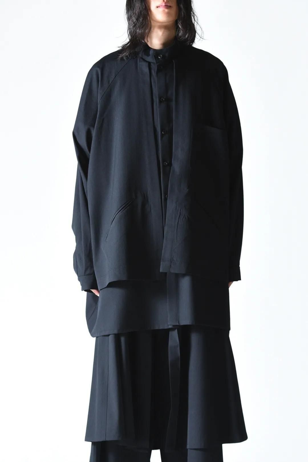 BISHOOL Wool Gabardine Layered Stand Shirt Jacket - BISHOOL,Edwina Horl,My  Beautiful Landlet,YANTOR等取扱い OVIE STUDIO の通販サイト