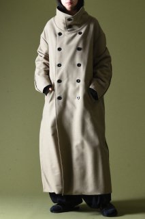 BISHOOL Melton Stand Big Coat sand