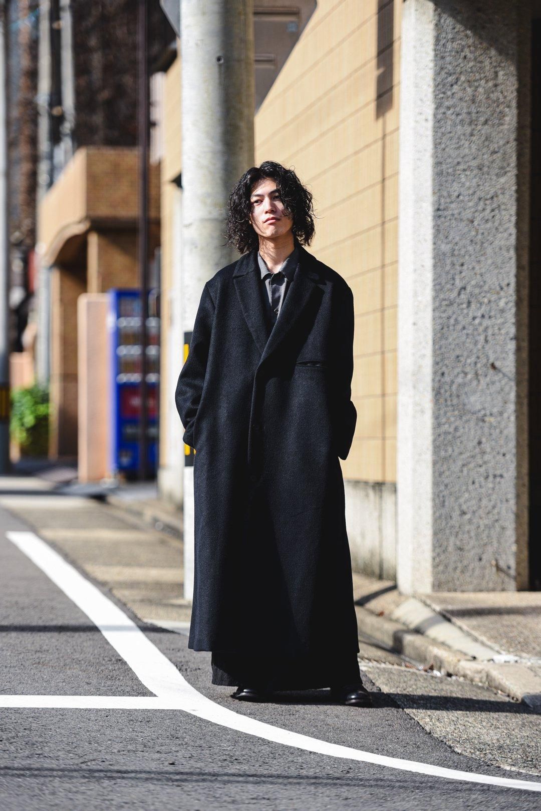Edwina Hörl × BISHOOL] Angora Wool Big Doctor Coat - BISHOOL