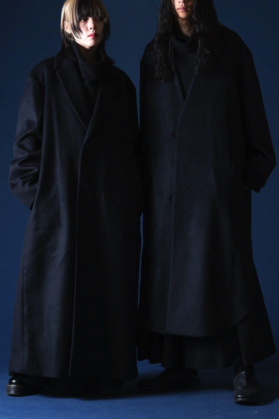 Edwina Hörl × BISHOOL] Angora Wool Big Doctor Coat - BISHOOL