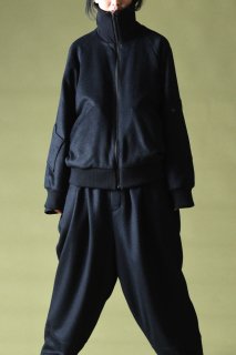 [Edwina Hörl  BISHOOL] Angora Wool High Neck Zip Up Blouson