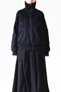 [Edwina H&#246;rl  BISHOOL] Angora Wool High Neck Zip Up Blouson