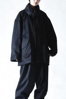 [Edwina H&#246;rl  BISHOOL] Angora Wool Hooded Volume Jacket