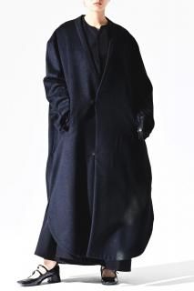 [Edwina H&#246;rl  BISHOOL] Angora Wool Round Slit Super Long Coat