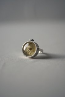 nejicommu D RING WATCH Brass/Silver