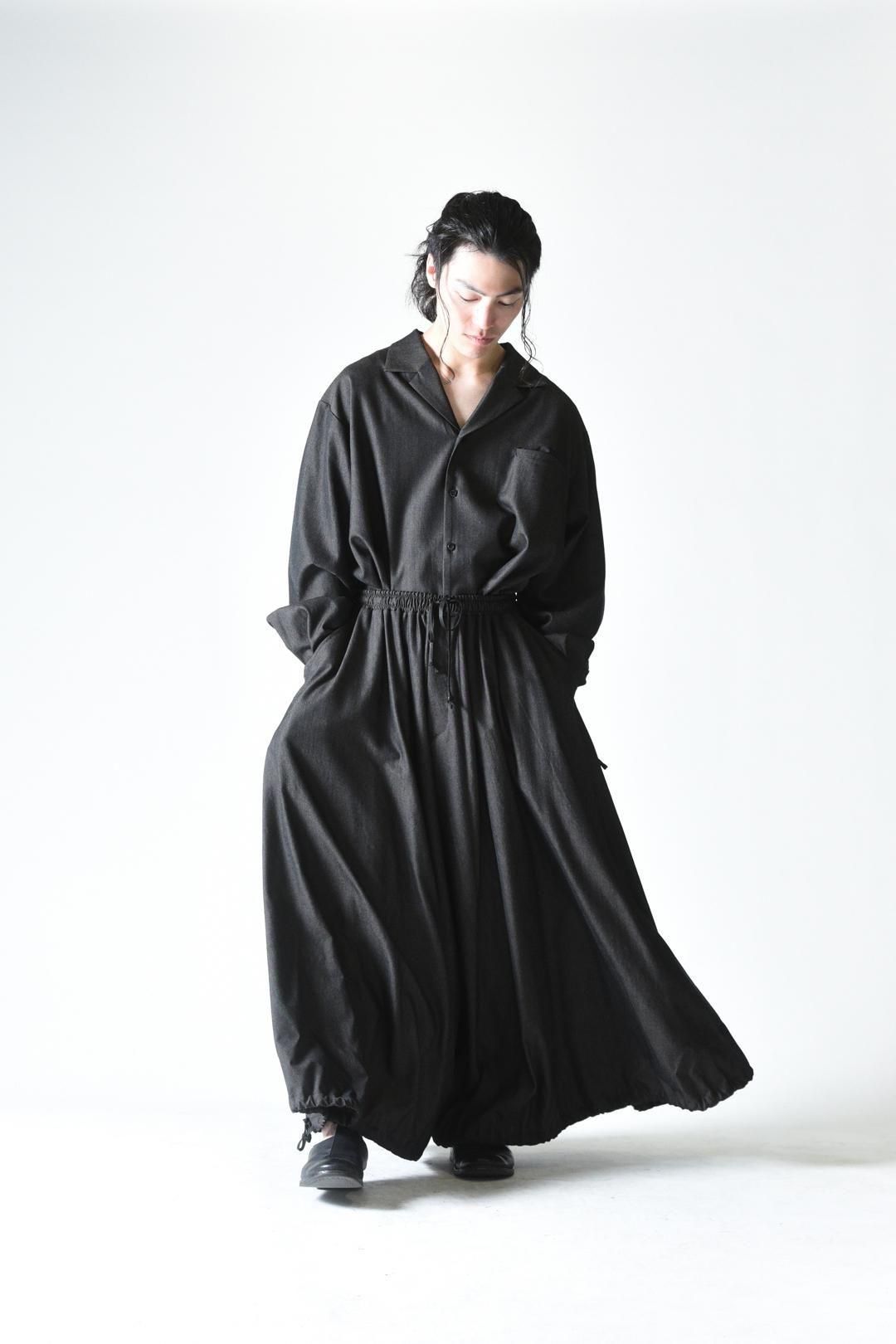 BISHOOL Wool Gabardine 袴 Balloon Pants ash beige - BISHOOL,Edwina