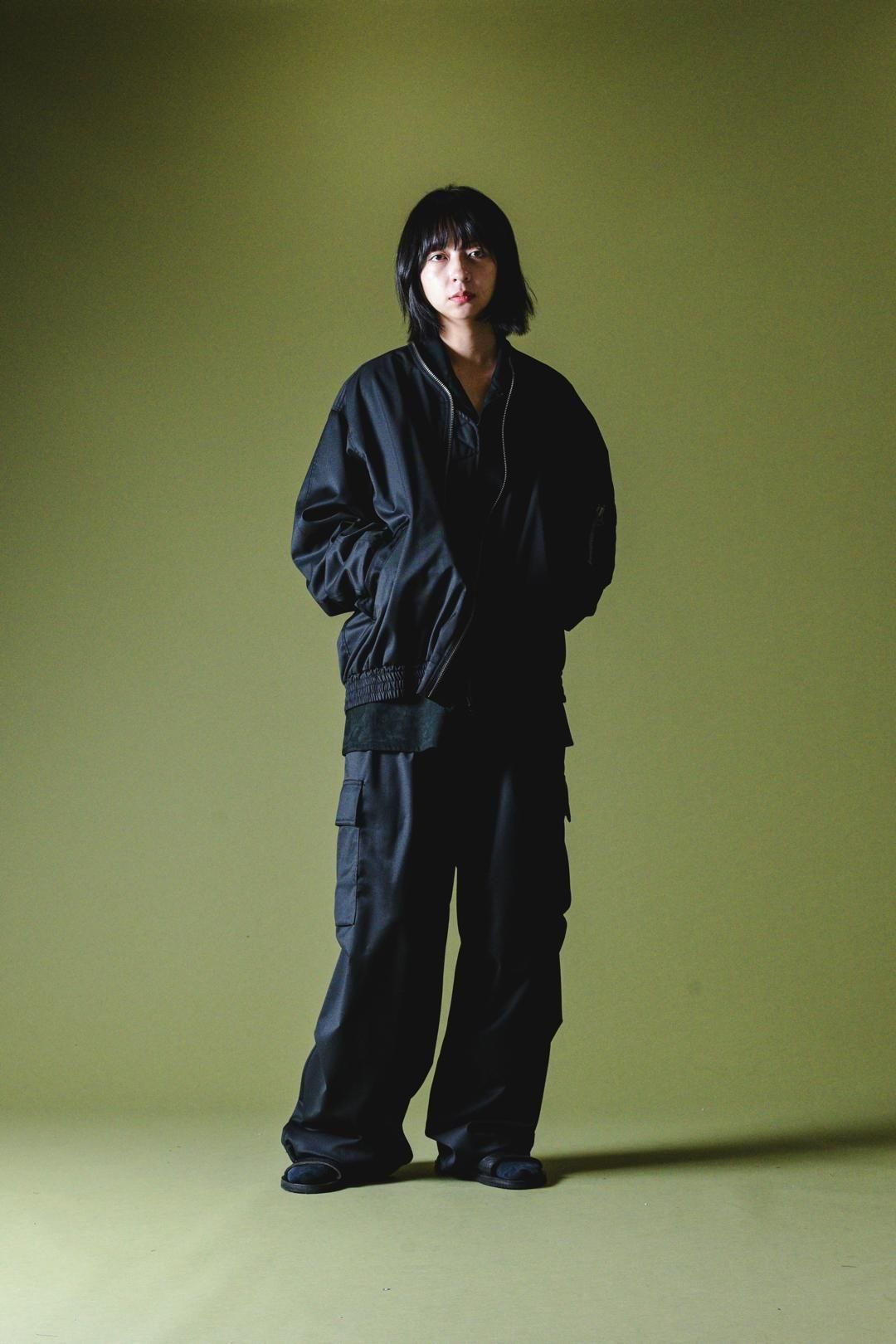 ESSAY MA-1 RISING ZIP JACKET Black - BISHOOL,Edwina Horl,My