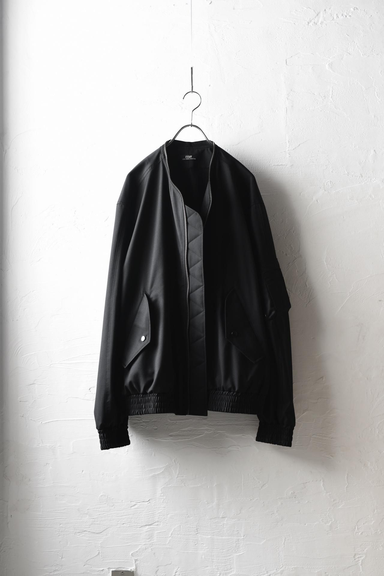 ESSAY MA-1 RISING ZIP JACKET Black - BISHOOL,Edwina Horl,My