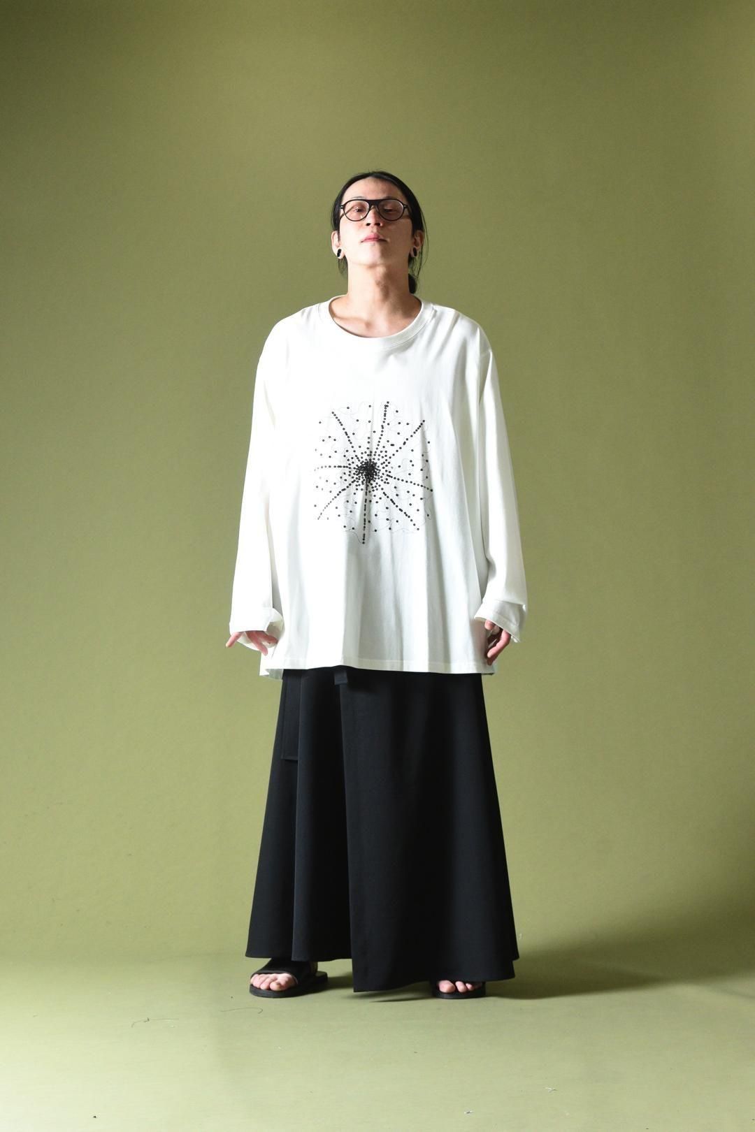 スカート BISHOOL hakama skirt BISHOOL] Pleats HAKAMA Cloth プリーツによって美しい陰影を