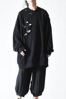 NEPHOLOGIST Cloud Damage Big Sweat black