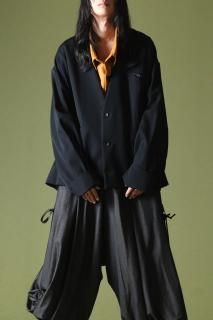 BISHOOL Wool Gabardine TSUNE-GI Jacket black
