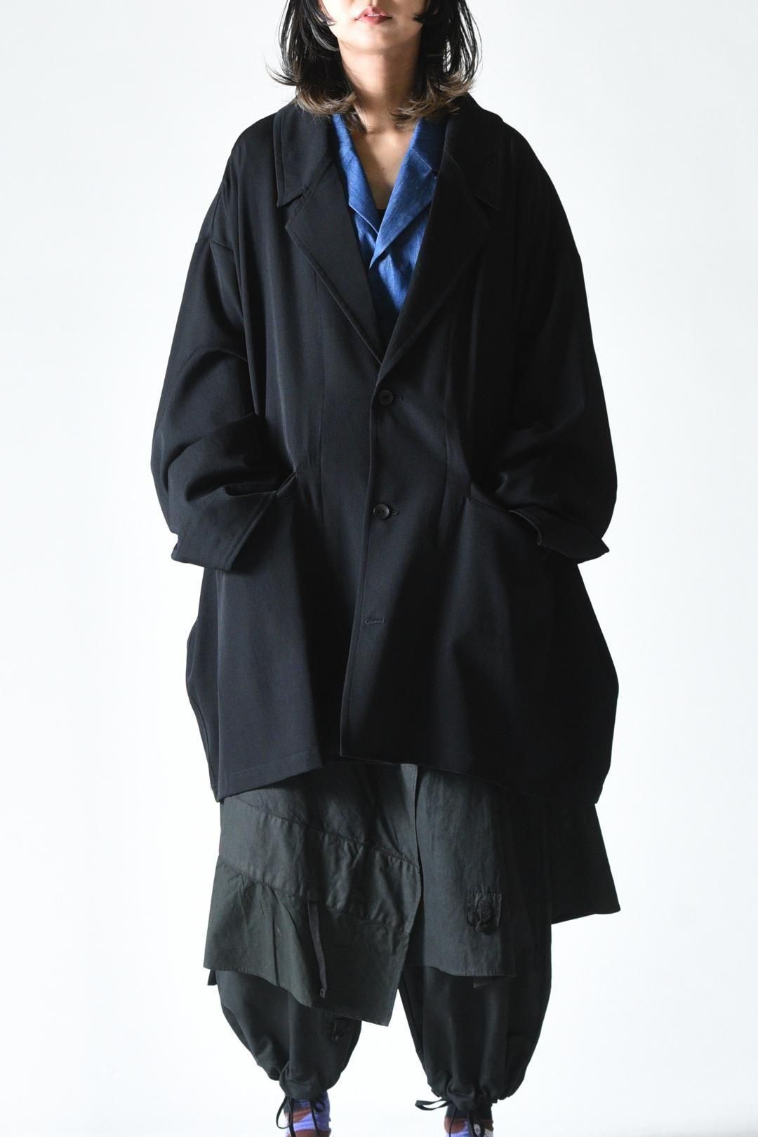 BISHOOL ウールギャバジン 着物 ジャケット 花火 BISHOOL Wool Gabardine KIMONO Over Jacket - BISHOOL,Edwina