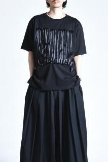 NEPHOLOGIST Cord Embroidery Cut Sew -contrail- black