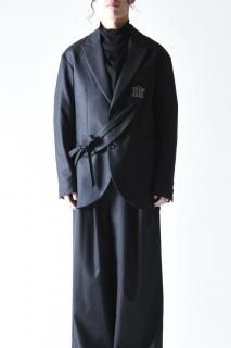 NaNo Art Belted Tailored Jacket charcoal