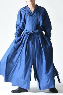 BISHOOL 4oz Denim Wrap KIMONO Cloth fade