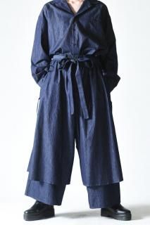 BISHOOL 4oz Denim Rope Layered  indigo