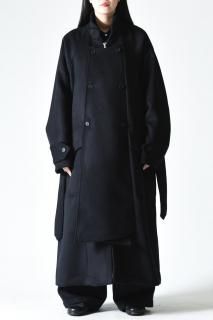 NaNo Art Layered Coat Black