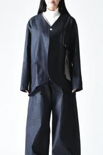 NaNo Art 3 Pocket Haori Denim