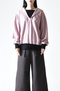 NaNo Art Sailor Collar Sweat Pink