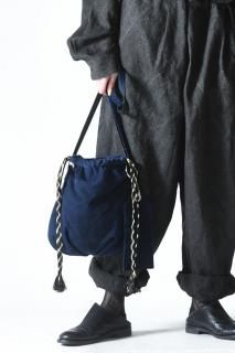 NEPHOLOGIST Leather Clag Multi Bag navy