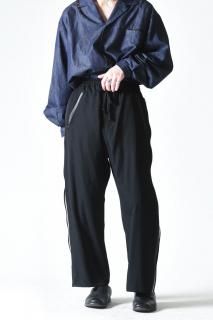 BISHOOL Wool Gabardine Track Pants