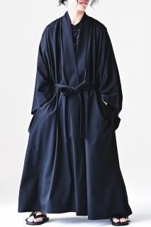 BISHOOL Wool Gabardine YUKATA Coat