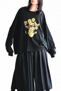 BISHOOL Giza Cotton Layered Rib Cut Sew -himawari-