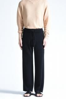 SILENCE Knitting Easy Pants Black