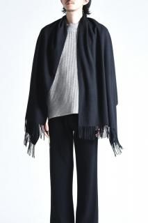 SILENCE Pure Cashmere Shawl Black