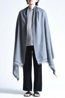 SILENCE Pure Cashmere Blanket Dark Gray
