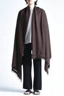 SILENCE Pure Cashmere Blanket Brown