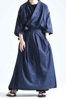 BISHOOL 4oz Denim Wrap HAKAMA Cloth indigo