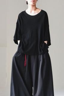 BISHOOL The Classic Knit Sew Waffle black