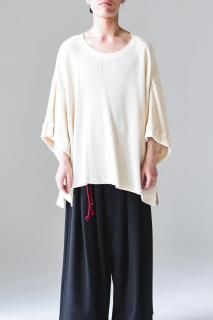 BISHOOL The Classic Knit Sew Heavy Waffle off white