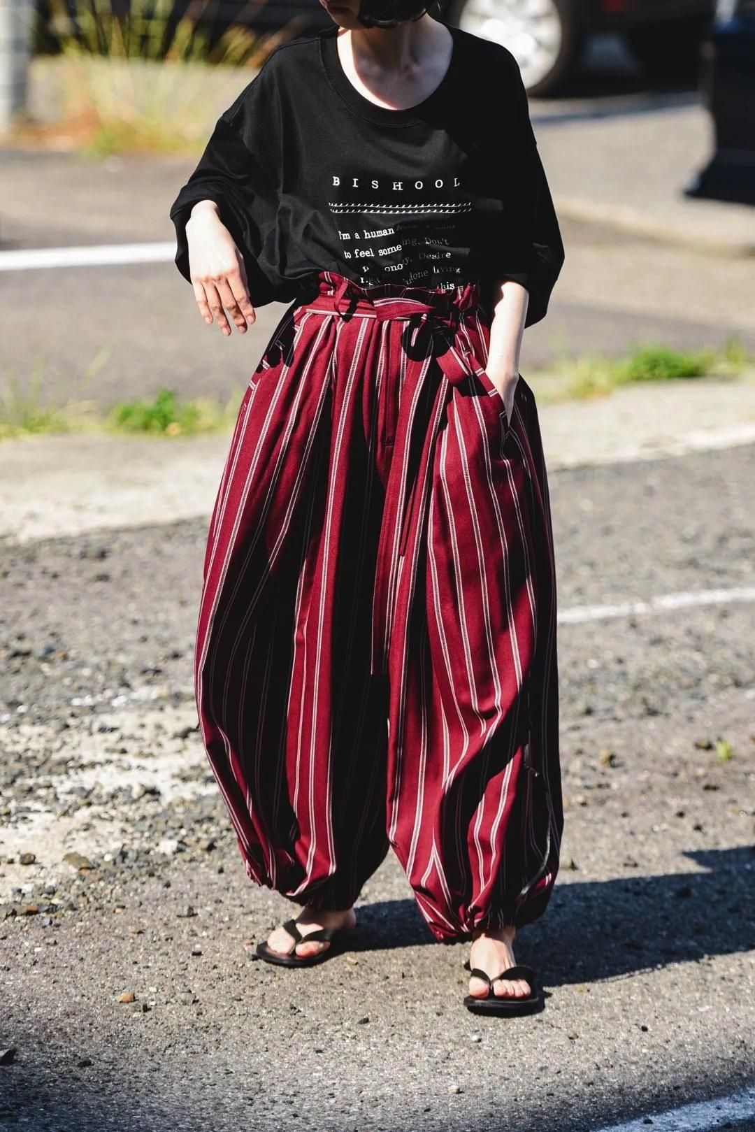 BISHOOL Bishu Rayon Dobby KIMONO Balloon Pants - BISHOOL,Edwina