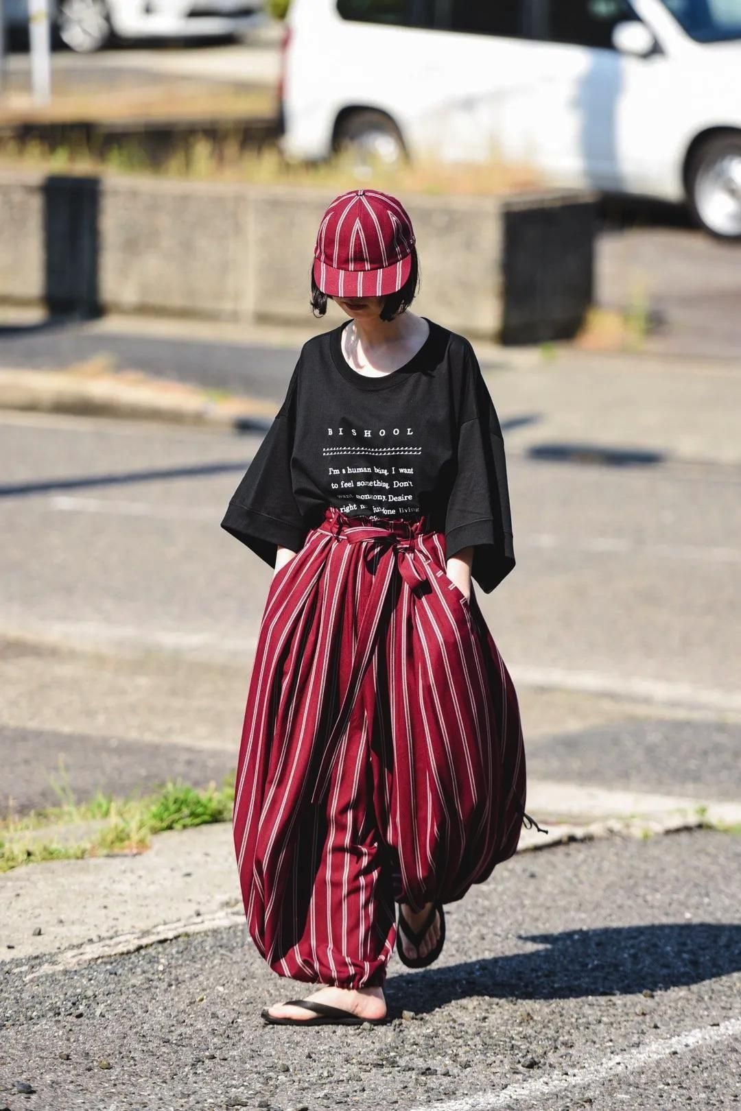 BISHOOL Bishu Rayon Dobby KIMONO Balloon Pants - BISHOOL,Edwina