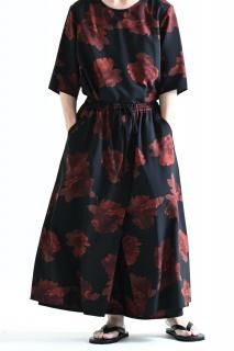 BISHOOL Flower Wrap Big Pants(A-031)