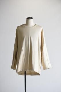 YANTOR 6ply Khadi Cotton Long Pullover Off White