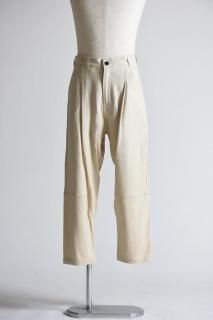 YANTOR 6ply Khadi Cotton Arched Pants Off White 24