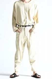 YANTOR 6ply Khadi Cotton Arched Pants Off White 24
